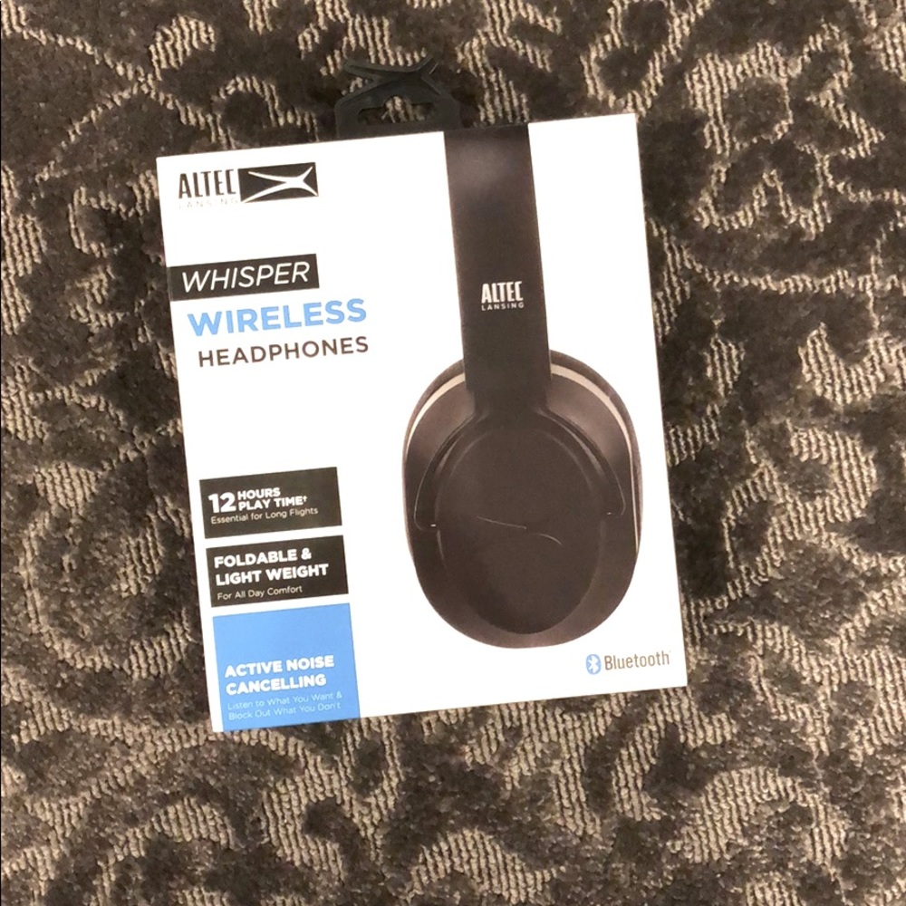 Altec Lansing whisper wireless headphones